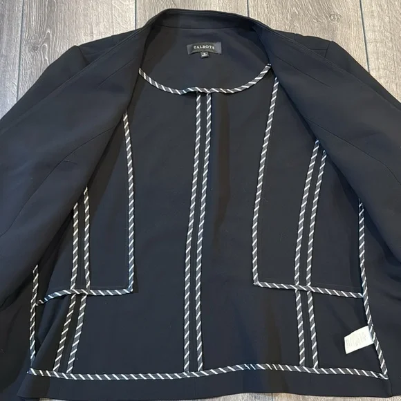 talbots women’s black suit blazer - Picture 4 of 5